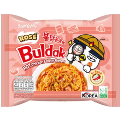 Samyang Buldak Hot Chicken Rose Ramen 140g