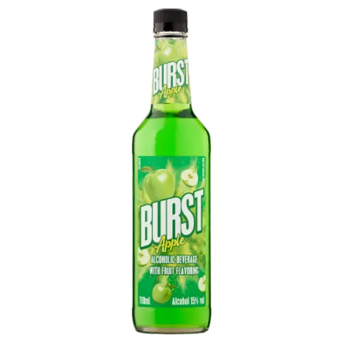 Burst Apple Alcoholic Beverage with Fruit Flavoring 70cl