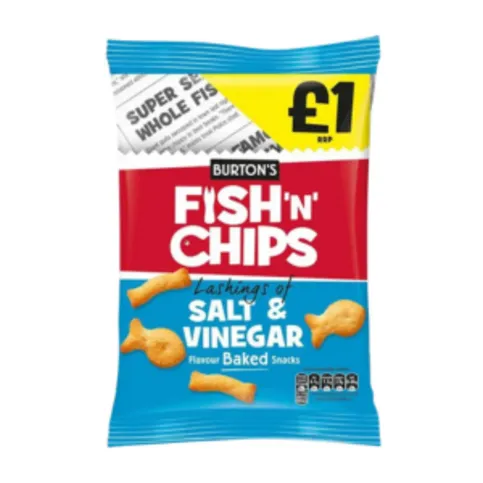 Burtons Fish N Chips Salt & Vinegar