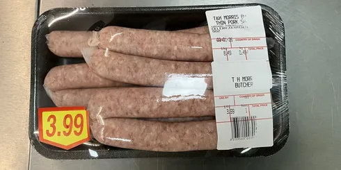Butchers Thin Sausages