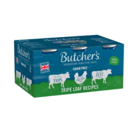 Butcher's Tripe Loaf Recipes Wet Dog Food Tins 6 x 400g