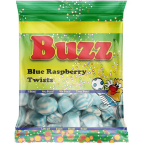 Buzz Sweets Blue Raspberry Twist 46g