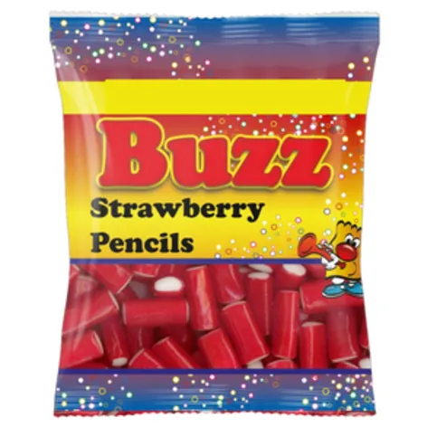 Buzz Strawberry Pencils 65g