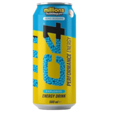 C4 Energy Carb Millions Bubblegum 500ml