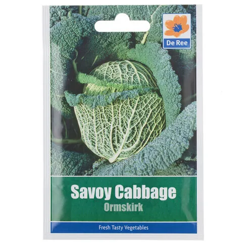 De Ree Ormskirk Cabbage Savoy Seed Pack