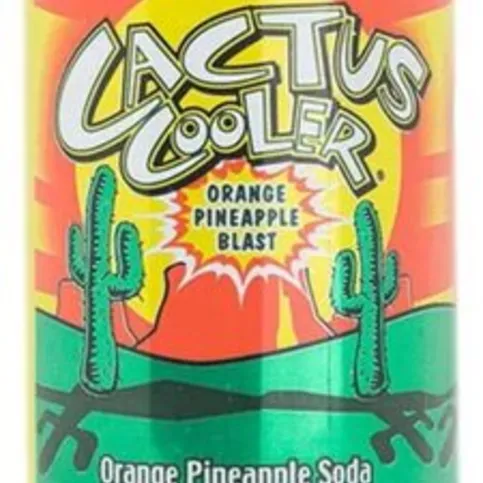 Cactus cooler soda orange pineapple blast ounce cans 355ml
