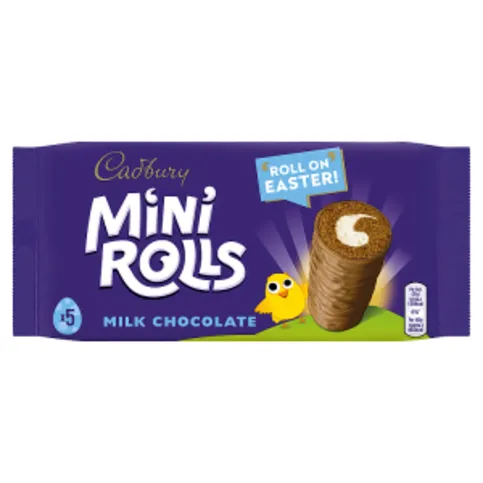 Cadbury Milk Chocolate Mini Rolls Cakes 5 Pack