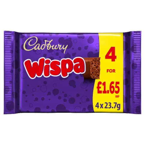 Cadbury Wispa 4 x 23.7g