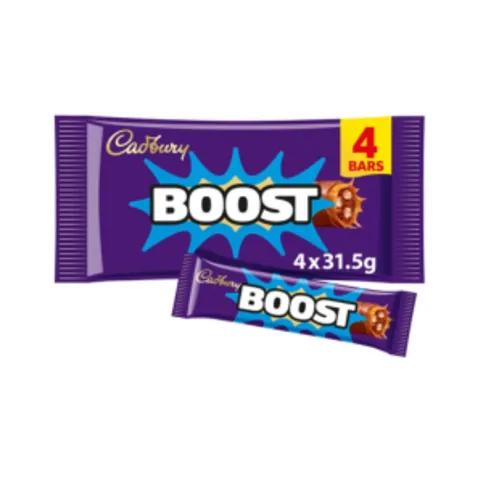 Cadbury Boost Chocolate Bar 4-Pack 126g