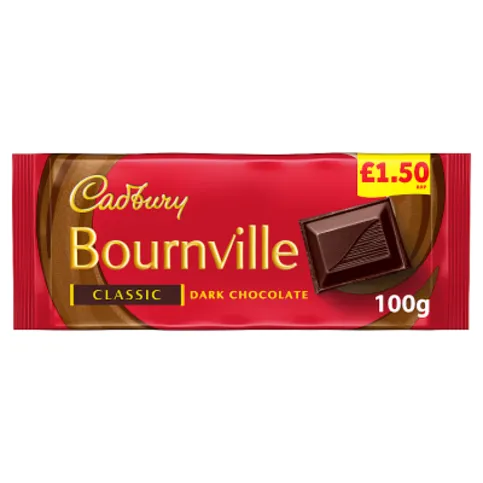 Cadbury Bournville Classic Dark Chocolate 100g