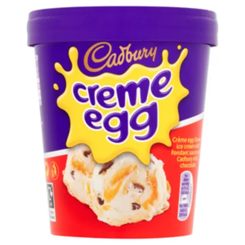 Cadbury Creme Egg Ice Cream Tub 480ml