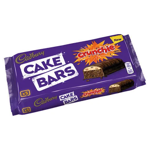 Cadbury Crunchie 5 Cake Bars