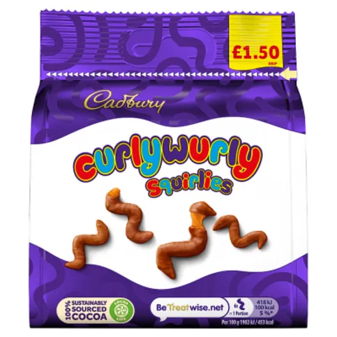 Cadbury Curlywurly Squirlies 85g