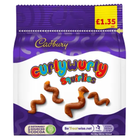 Cadbury Curlywurly Squirlies 95g