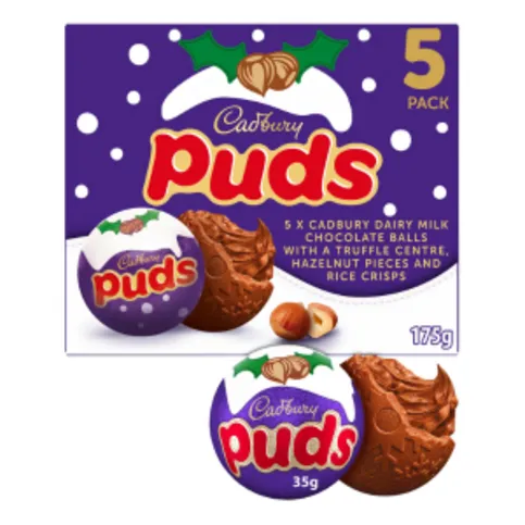 Cadbury Dairy Milk Chocolate Puds Multipack 175g (5 x 35g)