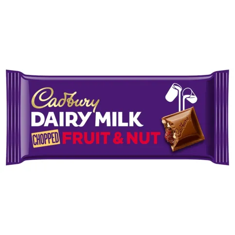 Cadbury Dairy Milk Chopped Fruit & Nut 95g