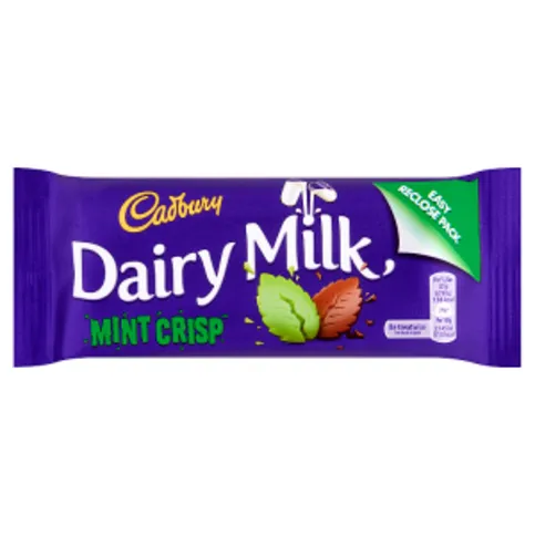 Cadbury Dairy Milk Mint Crisp Chocolate Bar 54g