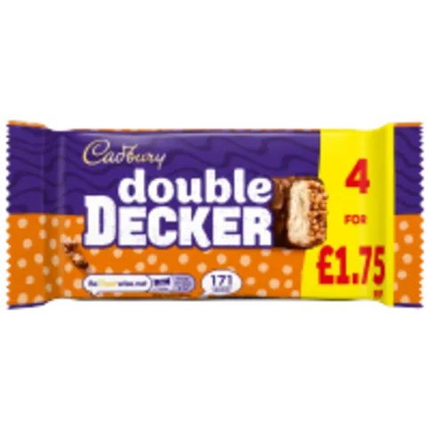 CADBURY DOUBLE DECKER 4PK PM£1.75 149G
