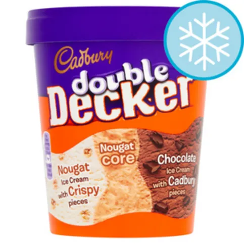 Cadbury Double Decker Ice Cream Tub 480ml