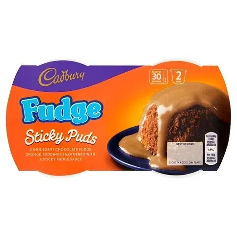 CADBURY FUDGE SPONGE PUDDING 108G