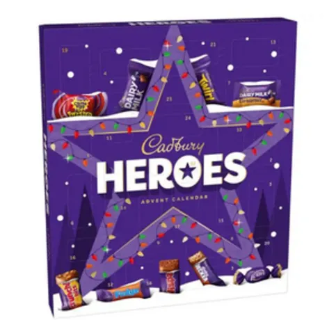 Cadbury Heroes Chocolate Pieces-calendar 230g