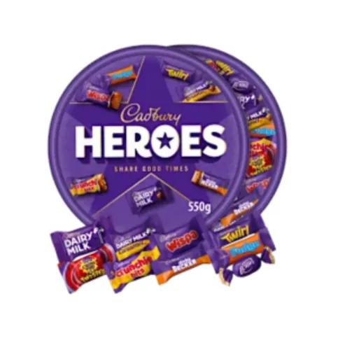 Cadbury Heroes Chocolate Tub 550 g