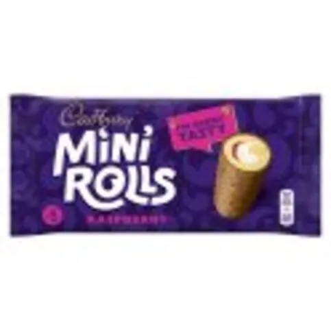 Cadbury Mini Rolls Raspberry 5 Pack