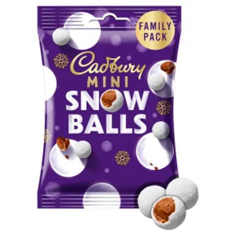 Cadbury Mini Snow Balls Family Pack 296g