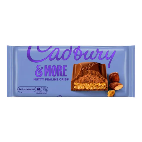 Cadbury & More Nutty Praline Crisp 180g
