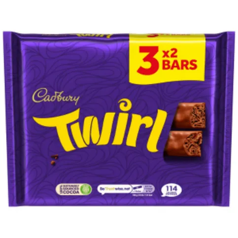 Cadbury Twirl Bars 3 x 43g (129g)