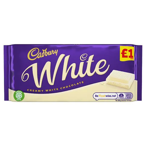 Cadbury White Chocolate Block 90g