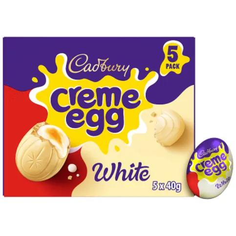 Cadbury White Creme Egg 5 pack 200 g