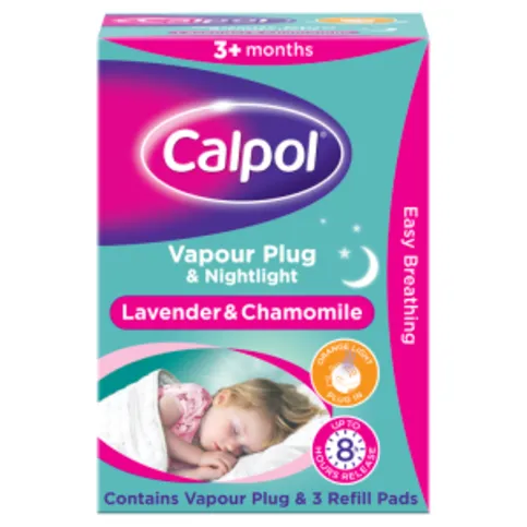 Calpol PLUG _ From 3 Months to adults _ includes 3x refills x 8hr vapour release each