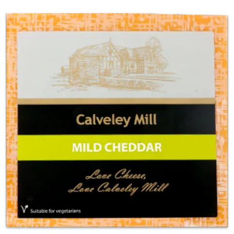 CALVELEY MILL MILD COLOURED CHEDDAR  200Gm