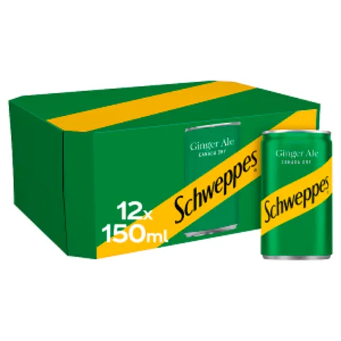 Canada Dry Ginger Ale Mini Can 12 x 150ml