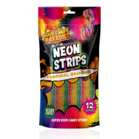 Candy Paradise Neon Strips Rainbow 130g