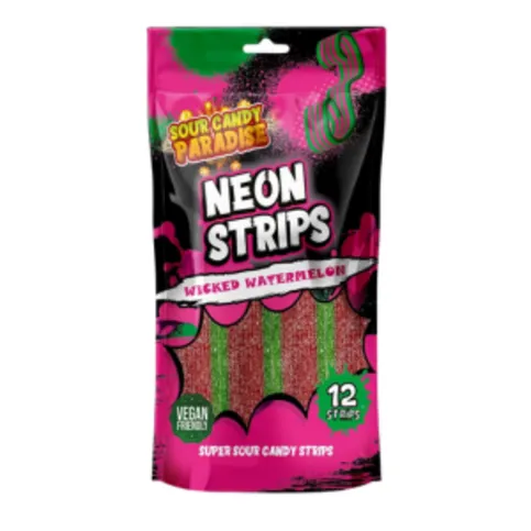 Candy Paradise Neon Strips Wicked Watermelon 130g