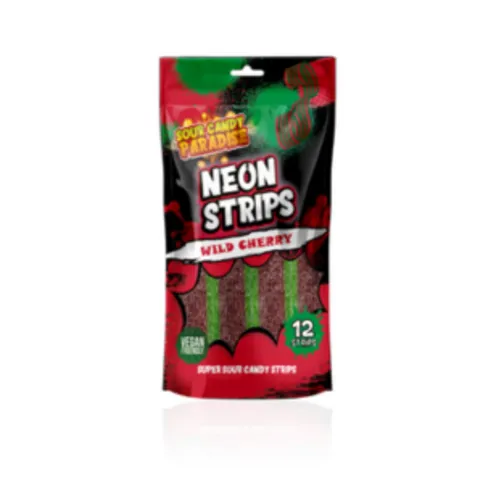Candy Paradise Neon Strips Wild Cherry 130g