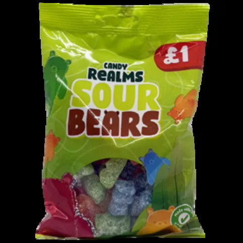 Candy Realms Sour Bears 160g