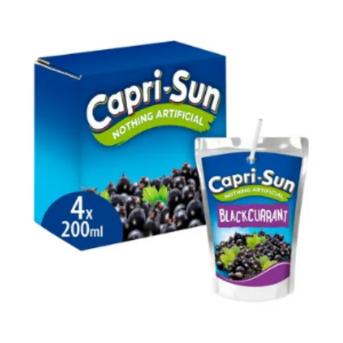 Capri-Sun Blackcurrant 4 x 200ml