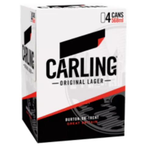 Carling 4 x 568ml