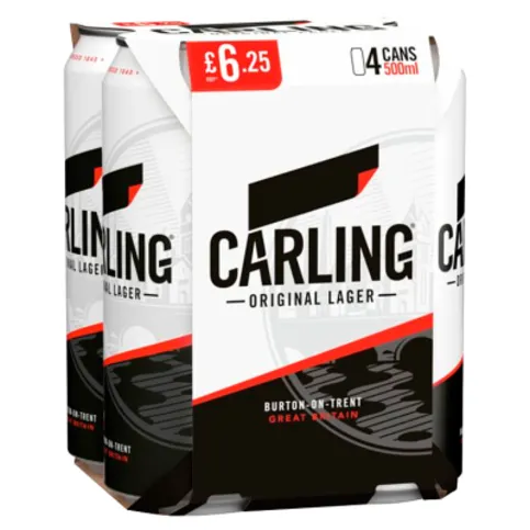 Carling Original Lager 4 x 500ml