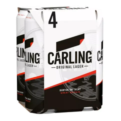 Carling 4x440ml + 13.5% Extra Fill