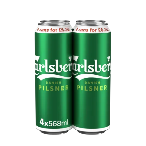 Carlsberg Danish Pilsner 4 x 568ml