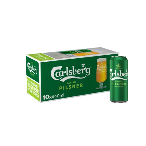Carlsberg Danish Pilsner Lager Beer 10 x 440ml