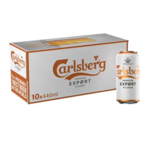 Carlsberg Export Lager Beer 10 x 440ml