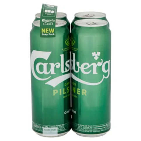 Carlsberg Larger Beer 4 x 568ml