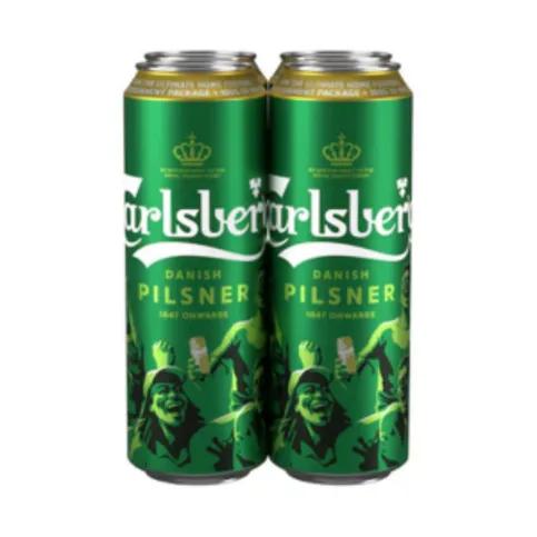 Carlsberg Pilsner Lager Beer 4 x 568ml