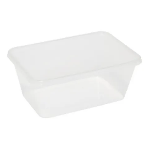 Caroline 1000ml Plastic Tubs & Lids 4 Pack