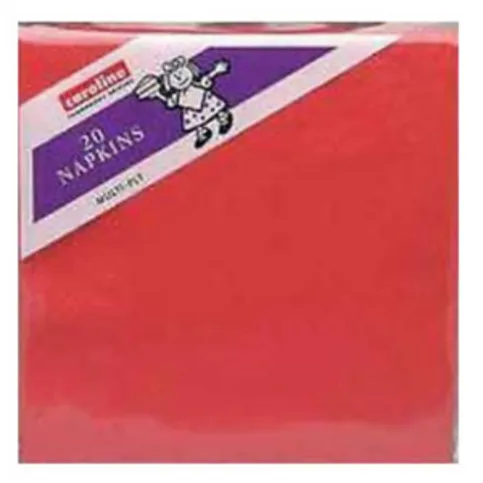 Caroline Red Napkins 20 Pack